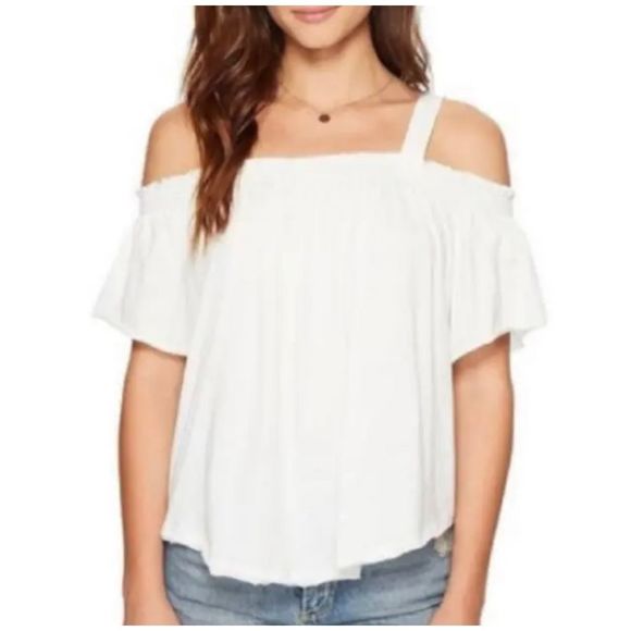 NWOT Free People Darling Off The Shoulder Top - Picture 3 of 5